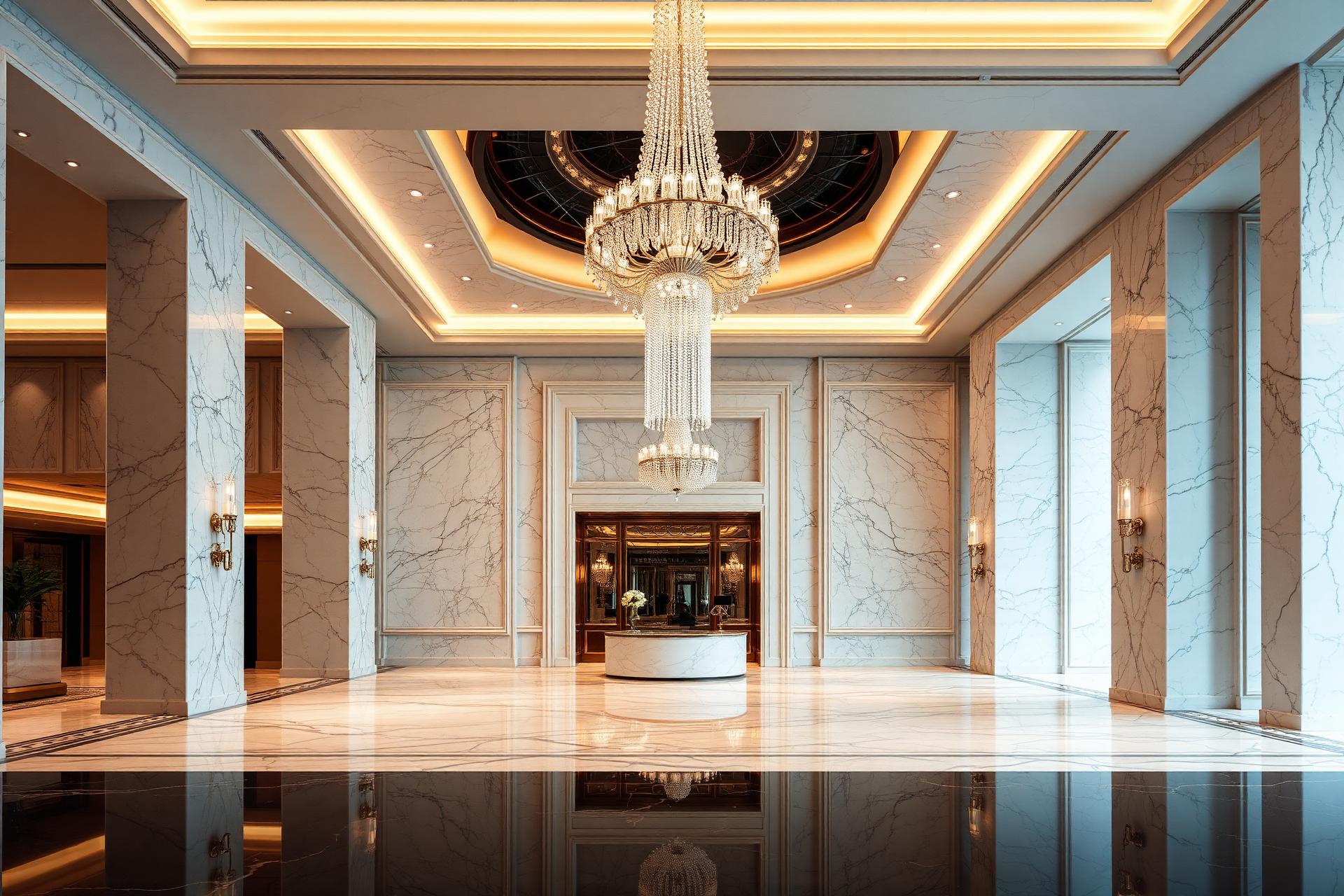 Marble luxury lobby